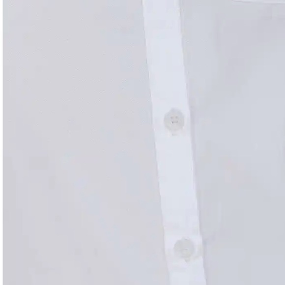 NWT J.Crew RISKY BUSINESS POCKETED BUTTON DOWN SHIRT DRESS - WHITE - Picture 4 of 4